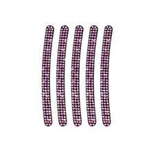 Set de 5 pegatinas decorativas para llantas de coche con diamantes artificiales, pegatinas decorativas para coches, rayas de advertencia, accesorios para llantas, adecuados para coches, motocicletas, triciclos y bicicletas - Unitalla - Ver 14