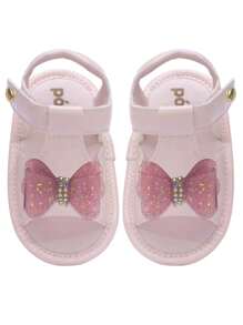 Baby Shoes For Children Nº 13 To 18 Women's Sandals For Girls Lace 01.40 - Màu Hồng baby - Xem 2