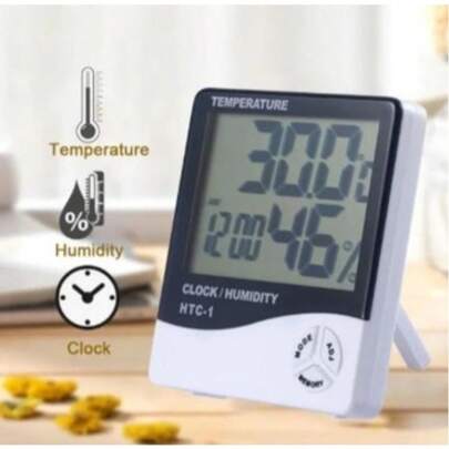 Termo Higrometro Medidor Temperatura Umidade Sensor Externo