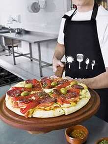 Kitchen Cooking Aprons, Adjustable Bib Soft Chef Apron With 1 Pockets For Men Women, Adjustable Bib Apron Waterdrop Resistant With 1 Pocket Cooking Kitchen Aprons For Women Men Chef, Apron For Baking, BBQ, Outdoor Cooking - Multicolor - View 5