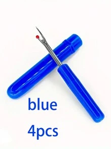 (1pc/2pcs/3pcs/4pcs) Plastic Seam Ripper, Sewing Seam Ripper, Cross Stitch Tool Seam Ripper, Small Seam Cutter, Sewing Tool Small Seam Ripper(Red, Blue, Green, Yellow And Random Colors Are Available)