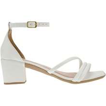 Women's Square Heel Sandal With Straps Closed Back Comfortable Adjustment - Xem 3
