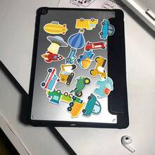 51pcs Cute Cartoon Transportation Stickers, Suitable For Decorating Skateboard, Computer, Desk, DIY Sticker - Multicolor - View 7