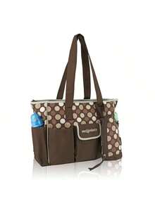 MKF Collection By Mia K. Mes Enfants Simplicity Series Marcel Microfiber Baby Bag Brown - Nhiều màu - Xem 2