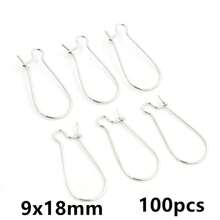 100入耳環鉤耳線耳飾配件 DIY珠寶手工配件 - Earring hoops - 查看 17