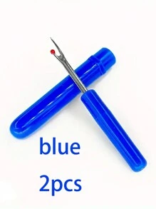 (1pc/2pcs/3pcs/4pcs) Plastic Seam Ripper, Sewing Seam Ripper, Cross Stitch Tool Seam Ripper, Small Seam Cutter, Sewing Tool Small Seam Ripper(Red, Blue, Green, Yellow And Random Colors Are Available)