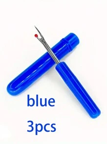 (1pc/2pcs/3pcs/4pcs) Plastic Seam Ripper, Sewing Seam Ripper, Cross Stitch Tool Seam Ripper, Small Seam Cutter, Sewing Tool Small Seam Ripper(Red, Blue, Green, Yellow And Random Colors Are Available)
