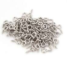 200 件小眼形别针 眼形别针 挂钩 孔眼 螺纹 DIY 珠宝制作配件 - Eyelets - 查看 5