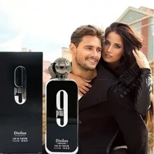 9AM/9PM By Diviloo Perfumes Fragrance, Mens Cologne 3.4 EDP Bundle Perfume, Premium Lasting Perfume, Eau De Parfum For Men Spray, 2 Count - 藍色 - 查看 4