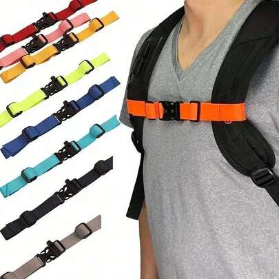 1pc Adjustable Shoulder Strap For Backpack, Chest Bag, Outdoor Camping Bag, Bag Accessories