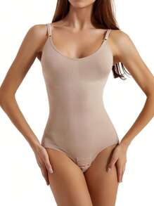 Shapewear de una pieza para mujer para levantar las caderas, levantador de barriga, realce del busto, shapewear de corsé de alta elasticidad y piel amigable, faja reductora de postparto