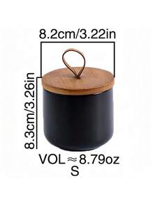 1 件陶瓷咖啡罐，适用于厨房，家用食品储存罐，厨房装饰，可用于谷物、大米、盐、香料，适合户外野餐、派对、礼物、生日 - 彩色 - 查看 17