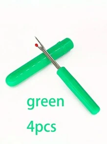 (1pc/2pcs/3pcs/4pcs) Plastic Seam Ripper, Sewing Seam Ripper, Cross Stitch Tool Seam Ripper, Small Seam Cutter, Sewing Tool Small Seam Ripper(Red, Blue, Green, Yellow And Random Colors Are Available)