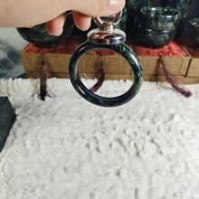 1pc Natural High Magnetic Jade Bracelet, Yaowang Stone Fashion Bracelet, High Quality Gem Crystal Jewelry, All Handmade, Women's Quartz Crystal Wealth Bracelet, Gift For Women, Suitable For Holiday Party Gifts, Quartz Crystal Gifts. (Complimentary: Gift Box)