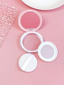 1个可爱粉色蝴蝶造型粉饼盒，带粉扑，3克可替换粉芯，适合化妆和旅行（粉色），化妆品，便宜，房间装饰，梳妆台，旅行，卧室，化妆配件，便宜，圣诞礼物，化妆品，化妆工具，便宜货，礼物，女士礼物，圣诞礼物