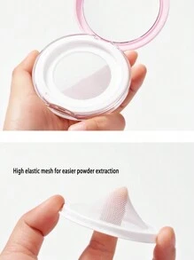 1个可爱粉色蝴蝶造型粉饼盒，带粉扑，3克可替换粉芯，适合化妆和旅行（粉色），化妆品，便宜，房间装饰，梳妆台，旅行，卧室，化妆配件，便宜，圣诞礼物，化妆品，化妆工具，便宜货，礼物，女士礼物，圣诞礼物