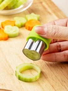 3pcs/9pcs Stainless Steel Cookie Cutters Vegetable Cutter Mold Biscuit Stamper For Infant DIY Food