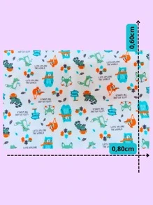 Newborn Baby Swaddle In Children's Flannel Printed Swaddle - 菇 - 查看 2