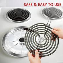50 PACK Round Electric Stove Burner Covers 6 Inch And 8 Inch Disposable Stove Top Aluminum Foil Bib Liners, To Keep Kitchen Range Clean From Oil And Food Drips - 25包8英吋+25包6英寸 - 查看 5