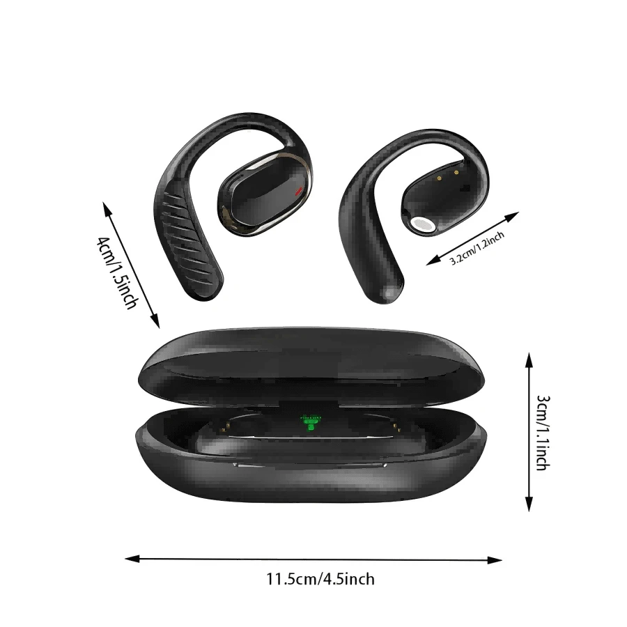 Écouteurs Bluetooth Avec Crochet D'oreille - Modèle AL21 - Noir Ou Blanc - Neuf Sous Blister