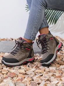Zapatos de senderismo para exteriores, zapatos de trekking resistentes al agua y antideslizantes para hombres y mujeres, adecuados para senderismo, escalada, viajes, trail running
