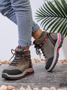 Zapatos de senderismo para exteriores, zapatos de trekking resistentes al agua y antideslizantes para hombres y mujeres, adecuados para senderismo, escalada, viajes, trail running