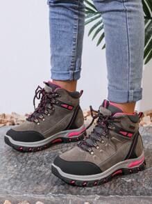 Zapatos de senderismo para exteriores, zapatos de trekking resistentes al agua y antideslizantes para hombres y mujeres, adecuados para senderismo, escalada, viajes, trail running