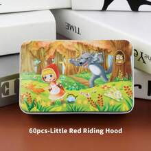 1 Box/60 Small Puzzle Pieces, Educational Early Education Toys, Small Puzzle Metal Boxes For Children's Intellectual Development, Wooden Puzzle Games With Puzzle Boards, Themed Puzzle Wooden Toys, Gifts For Boys And Girls In Kindergartens,Puzzle,Puzzles,Games - 60-piece Small Puzzle - View 10