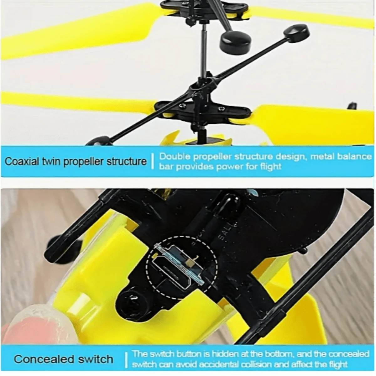 Motion Sensor Remote Control RC Aircraft, Children Gift Toy Plane