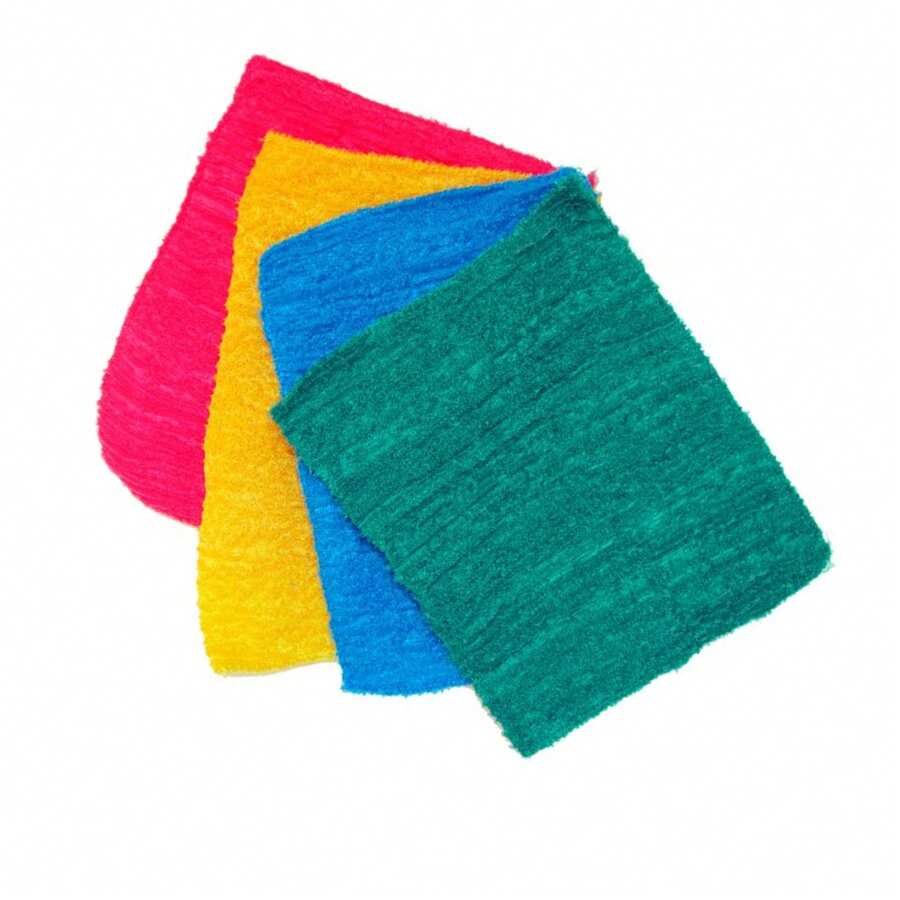 Paquete de 10 palas de limpieza multiusos QUADRITELA, para cocina, baño, hogar, proveedores del hogar - Multicolor - Ver 1