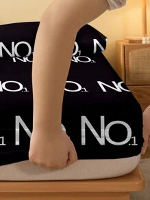 1 peça Lençol de Cama Estampado Geométrico Minimalista e Moderno de Primeira Qualidade, Capa de Cama Estampada para Quarto, Roupa de Cama (Fronhas Não Inclusas)