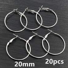 20个15-30毫米圆形耳环DIY首饰制作配件 - Earring hoops - 查看 20