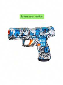High-Tech Water Shooting Paintball Gun - Exciting Adventure Toy For Kids, Perfect For Sunny Beach And Pool Fun, No Water Bullets Included - Multicolor - View 12
