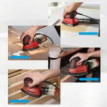 40pcs Sanding Sheets Hook And Loop Mouse Sanding Pads Sander Paper Triangle Discs - 60#/80#/120#/240# - 查看 5