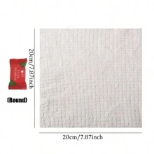 20 chiếc/gói khăn nén du lịch dùng một lần, khăn mặt cắm trại di động, khăn mặt nén thấm hút dày, vật dụng thiết yếu khi đi du lịch - Nhiều màu - Xem 7