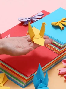 50/100 张彩色 A4 纸，10 种颜色，适用于彩色复印、打印、折纸和工艺品 - 彩色 - 查看 2