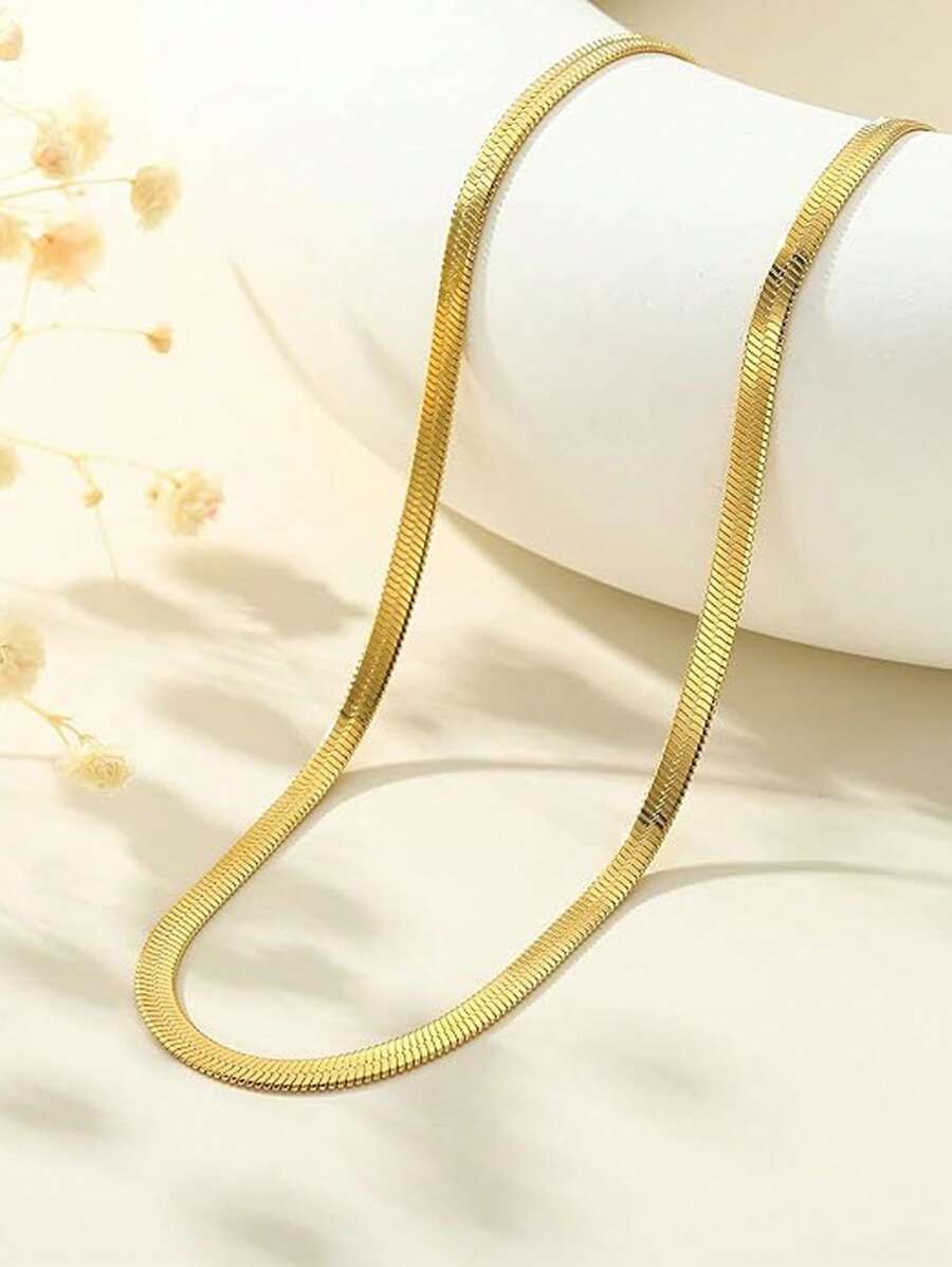Collar de cadena plana · detalle 4
