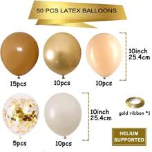 50pcs Confetti And Metallic Chrome Latex Balloons For Graduation, Birthday, Wedding, Anniversary, Celebrations, Party Decoration Back To School Valentine Day