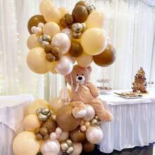 50pcs Confetti And Metallic Chrome Latex Balloons For Graduation, Birthday, Wedding, Anniversary, Celebrations, Party Decoration Back To School Valentine Day