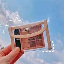 2 Stück transparente Clutch Klappe - Stilvolle, leichte, vielseitig einsetzbare Taschen für Schlüssel und kleine Utensilien - Perfekt für den täglichen Gebrauch, Reisen oder als Geschenk, Make-up-Tasche, Schlüsselband, Kartenetui, Plastikgeldbörse, transparente Geldbörse für Frauen, Mini-Geldbörse, Portemonnaie, Münzbörse