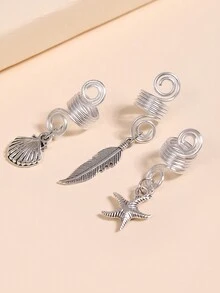 7 chiếc vòng tóc lò xo dây buộc tóc co giãn có thể điều chỉnh dây buộc tóc vỏ sao năm cánh đường phố Y2k phụ kiện tóc thường ngày cá nhân hóa phụ kiện tết tóc Halloween cho nam và nữ mặc hàng ngày khi đi chơi quà tặng thích hợp cho bạn bè và người thân - Nhiều màu - Xem 2