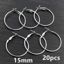20个15-30毫米圆形耳环DIY首饰制作配件 - Earring hoops - 查看 21