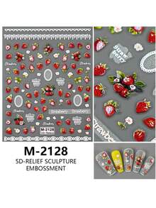 1 pieza Calcomanías para arte de uñas de fresa en relieve 5D para mujeres y niñas, pegatina decorativa para uñas pegatinas de uñas
pegatinas uñas
uñas pegatina
calcomanías para uñas decoración de uñas pegatinas de uñas pegatinas para uñas etiqueta engomada - Multicolor - Ver 6