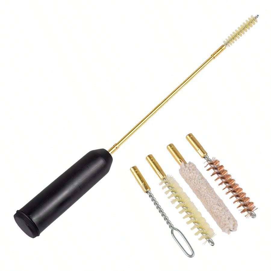 7pcs 9mm Gun Cleaning Kit, Brass Cleaning Rod, Wholesale Gun Cleaning Brush, Black - Black - View 1