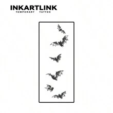 INKARTLINK Hình xăm công nghệ mang tính cách mạng, Hình xăm bán vĩnh viễn, Hình xăm thực tế, Hình xăm, Hình xăm tạm thời, Không thấm nước, Hình xăm đích thực, Hình xăm thiết kế thích hợp, Hình xăm trái cây, Hình xăm thực vật - màu đen - Xem 4