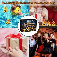 1set Halloween Duck Blind Box Comes 24 Grid Decoration Rubber Duck Toy Gift Box For Halloween - Black - View 9