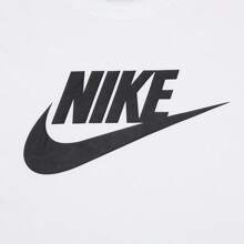 Nike 女款 AS W NSW CLUB SS TEE ICN FT T 恤，针织圆领短袖 TDX7907-545 - 白色 - 查看 4