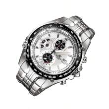 Casio Đồng hồ đeo tay nam Edifice EF-543D-7AVDF Date Quartz Chronograph Analog - trắng - Xem 2