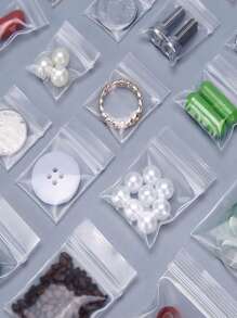 100/300/500 个透明自封礼品包装袋，珠宝收纳袋 - 無色 - 查看 4