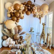 50pcs Confetti And Metallic Chrome Latex Balloons For Graduation, Birthday, Wedding, Anniversary, Celebrations, Party Decoration Back To School Valentine Day
